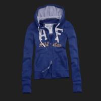 dames abercrombie fitch pullover zip athletics blauw On Sale Wholesale cesyu542